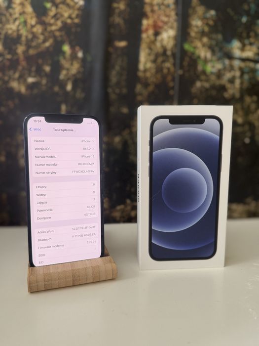 Iphone 12 64 Gb niebieski 84%