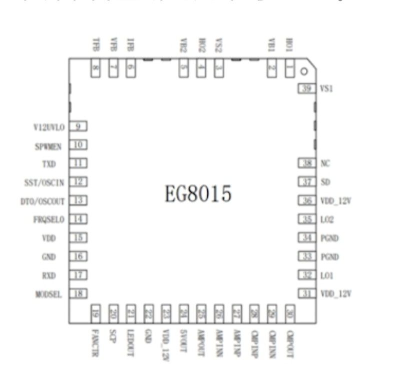 Драйвер EG8015 микросхема