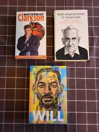 3 ksiażek Will Smith, Clarkson, Małe eksperymenty ze szczęsciem