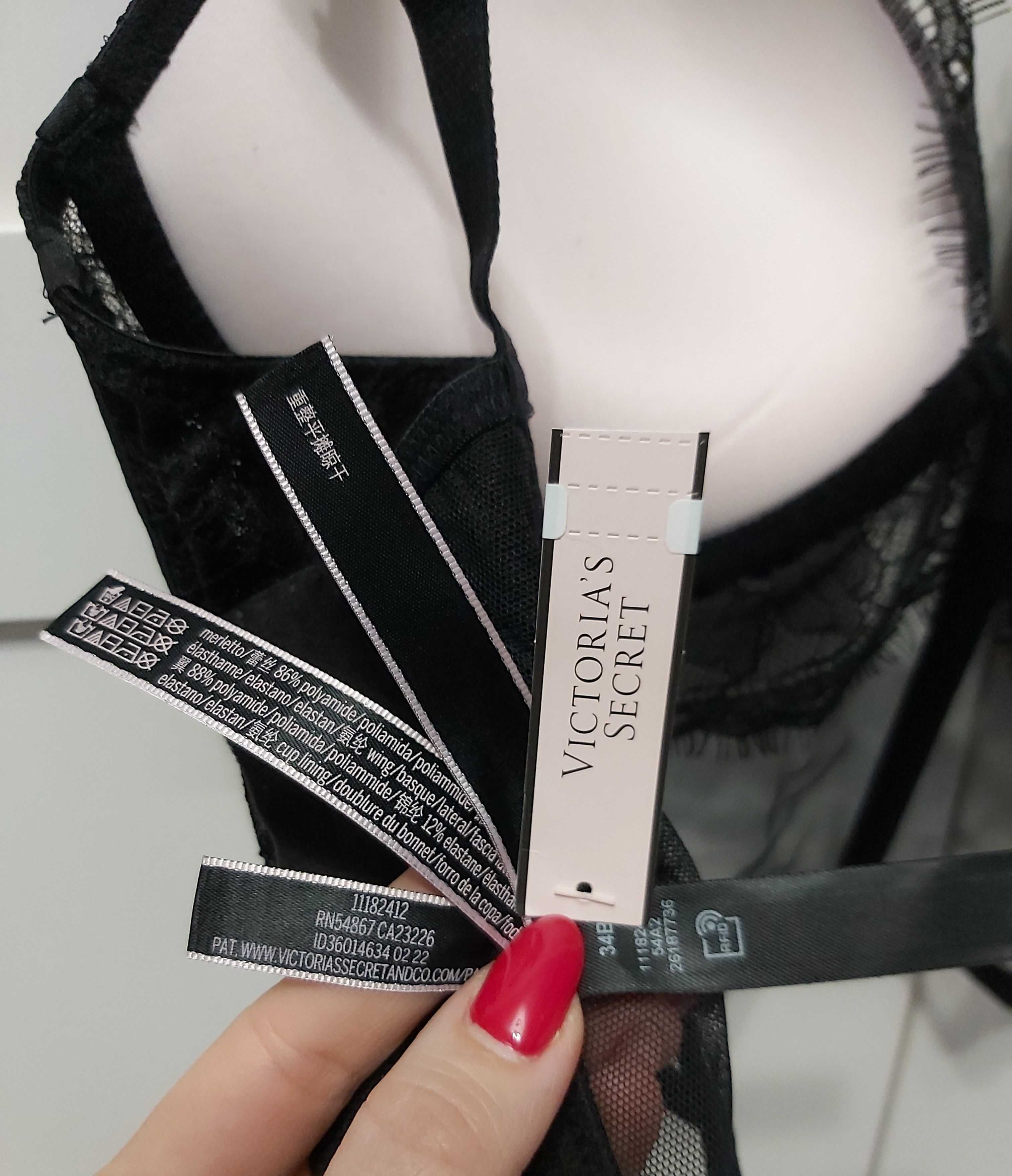 Koronkowy top gorset Victoria's Secret 75B Nowy ORYGINAŁ !!