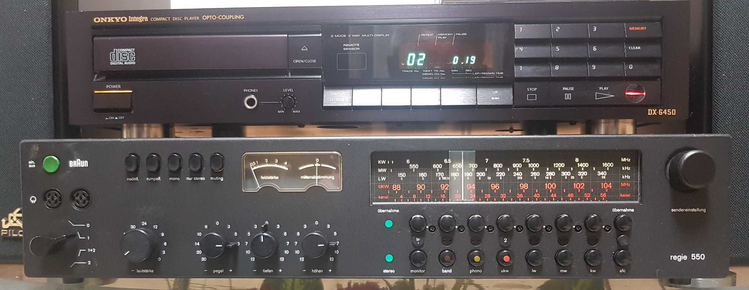 Усилитель/ресивер BRAUN Regie 550  Hi-Fi stereo made in W.Germany