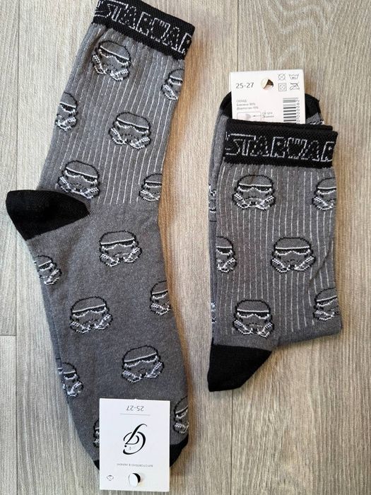 Шкарпетки з принтом з турецької бавовни