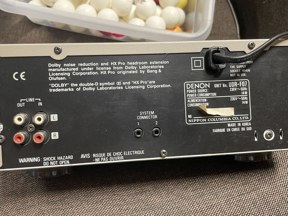 Denon udr f07 magnetofon kasetowy