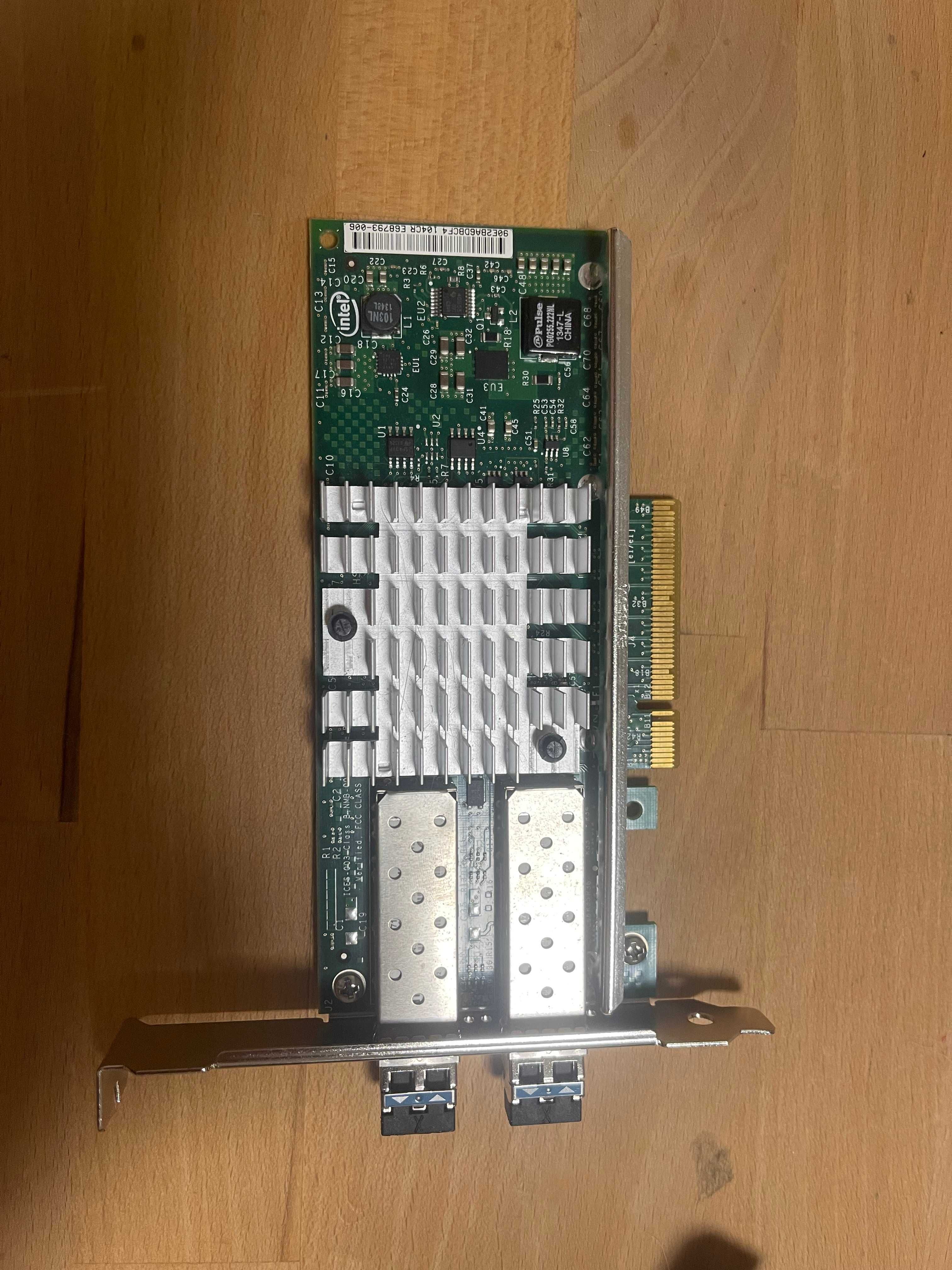 карта 10Gb+ Intel X520-DA2 sfp