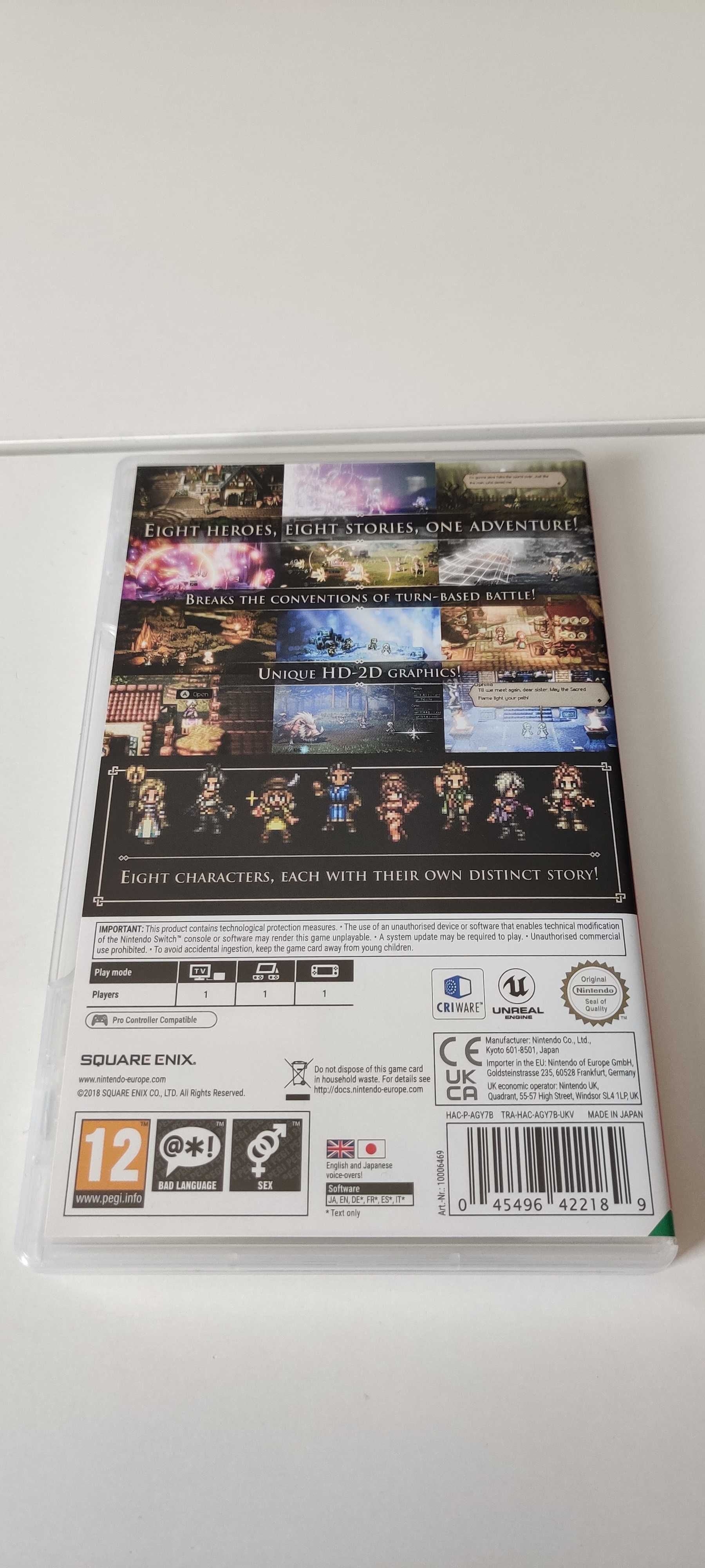 Octopath Traveler Stan Idealny! Nintendo Switch