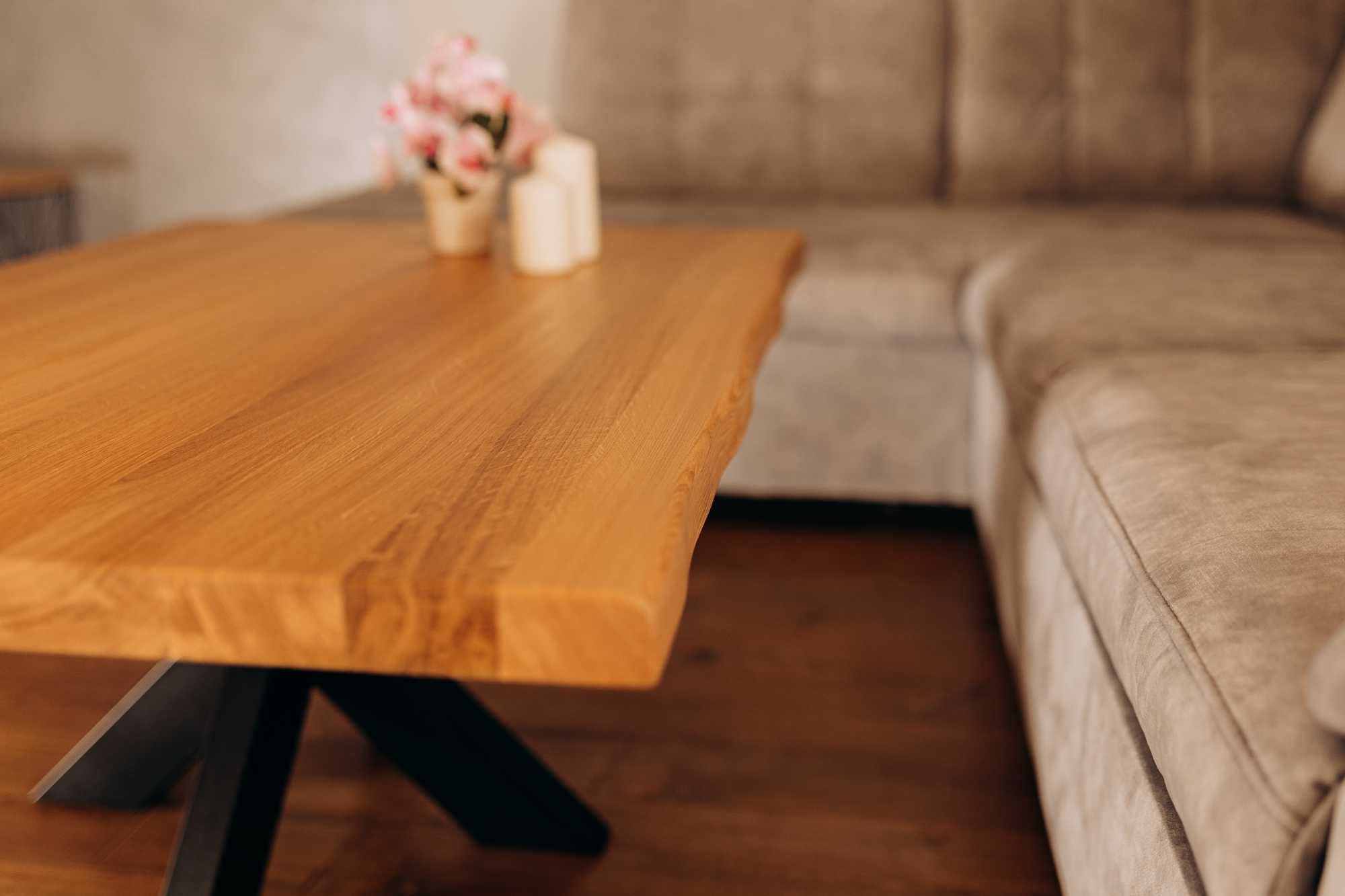 Stolik kawowy dębowy Loft