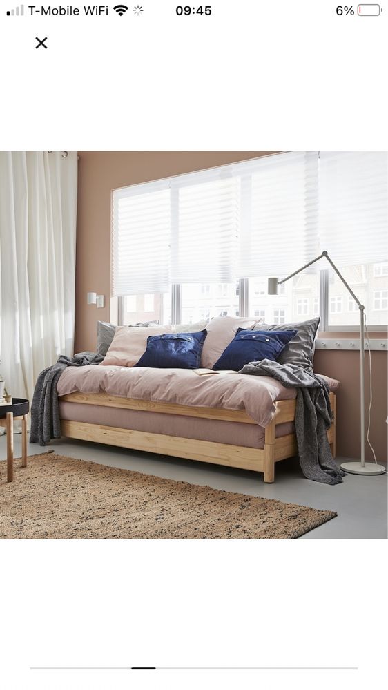 Łóżko UTAKER IKEA sosna sztaplowane