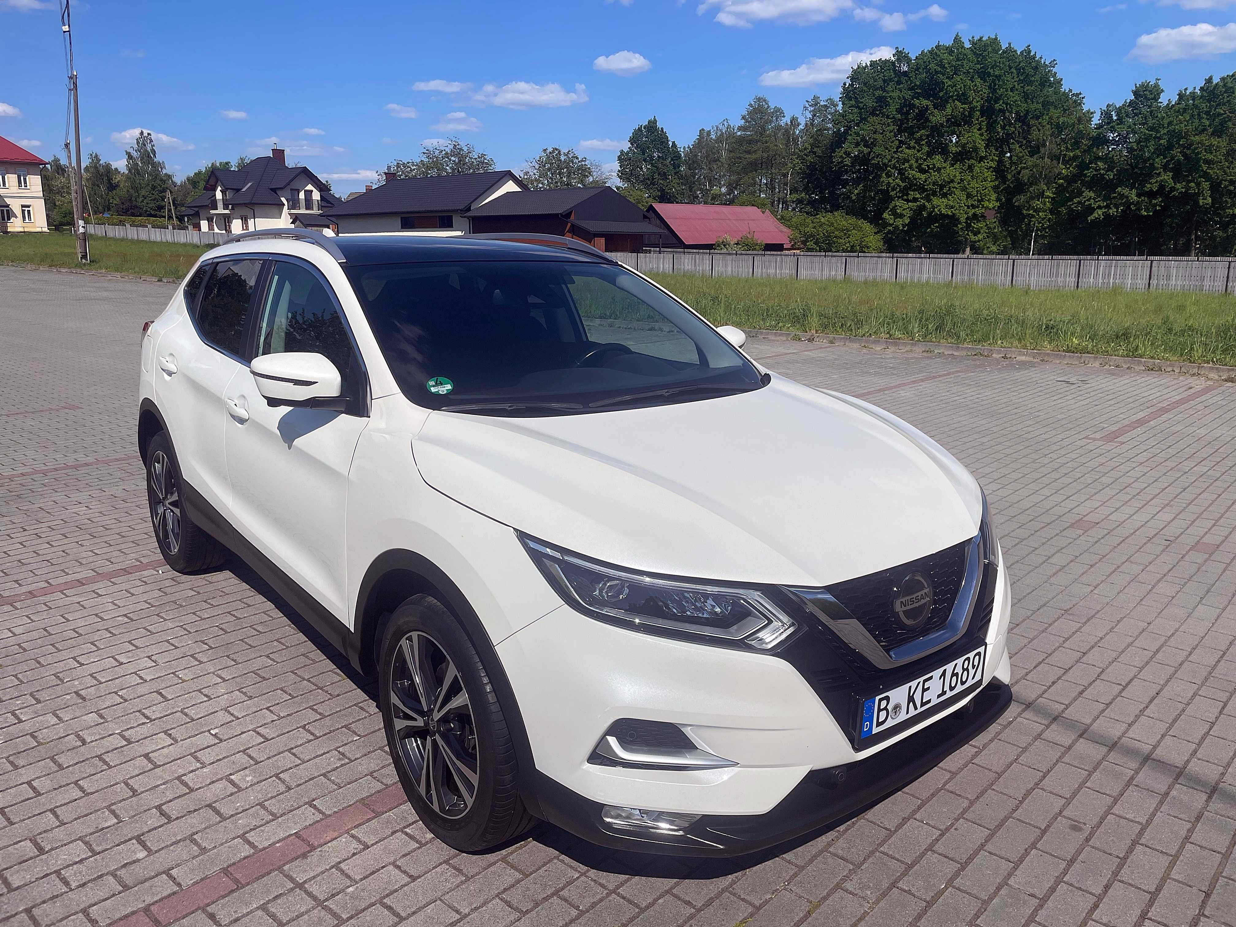 Nissan Quashai 1.2 Tce_ 79 000 KM_KAMERA 360_Dach Szkło_BIAŁA PERŁA#