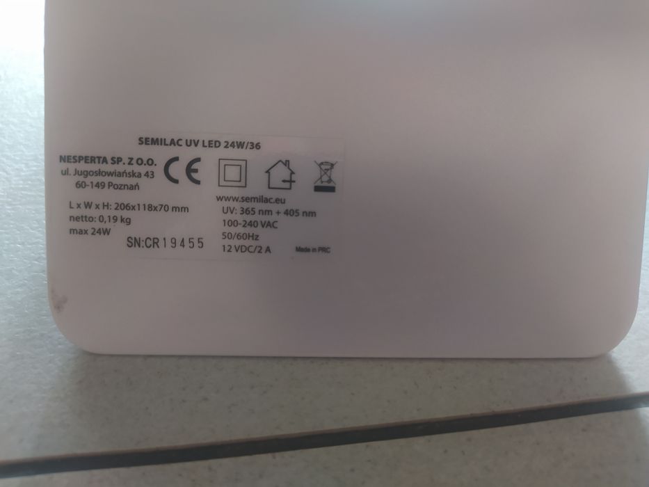 Lampa do hybrydy Semilac