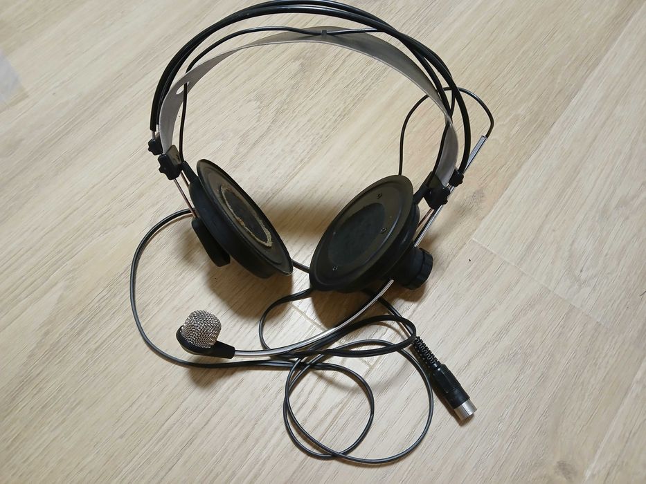 Słuchawki z mikrofonem Unitra Tonsil Sd-504-m