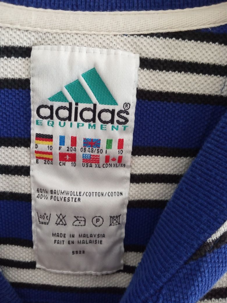 Bluza vintage Adidas Equipment,retro, rozmiar XL