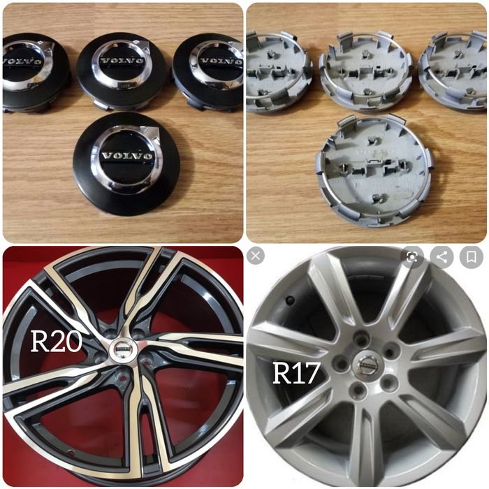 Колпачки в диски Вольво. Volvo. Saab. Сааб. Rondell. Оригинал