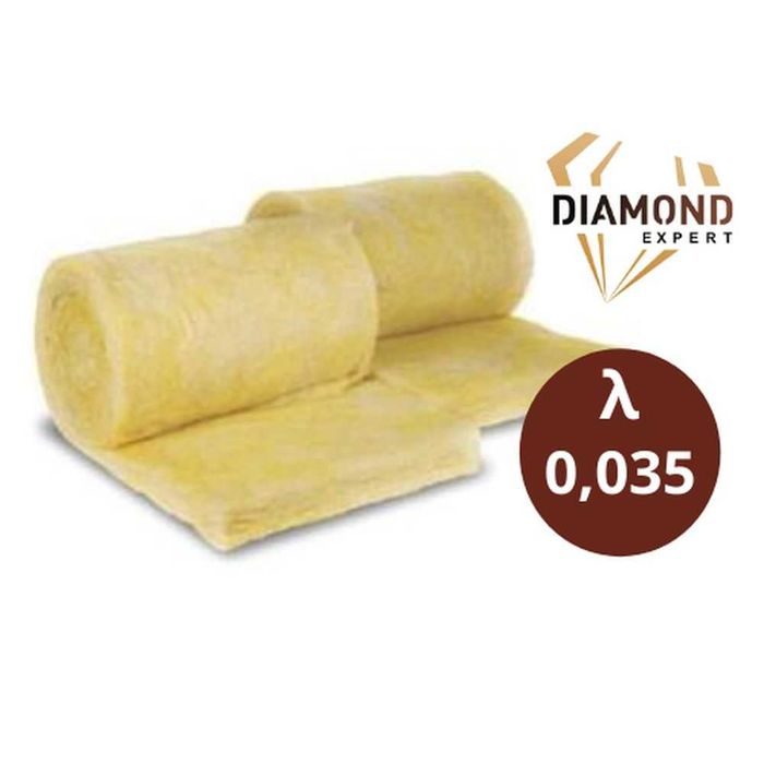 Wełna Mineralna Szklana 15cm Poddasza Domy Szkieletowe 0,035  Wata