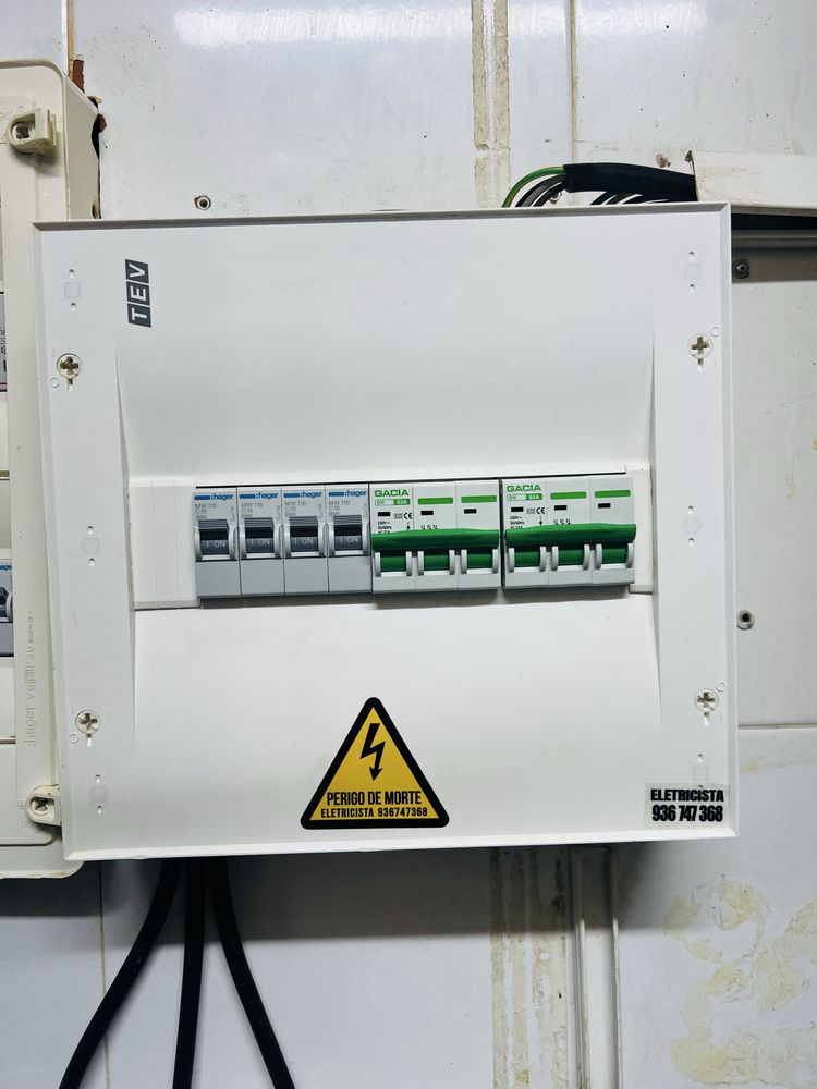 ELETRICISTA 24h. Curto corcuito quadro eletrico , tomada