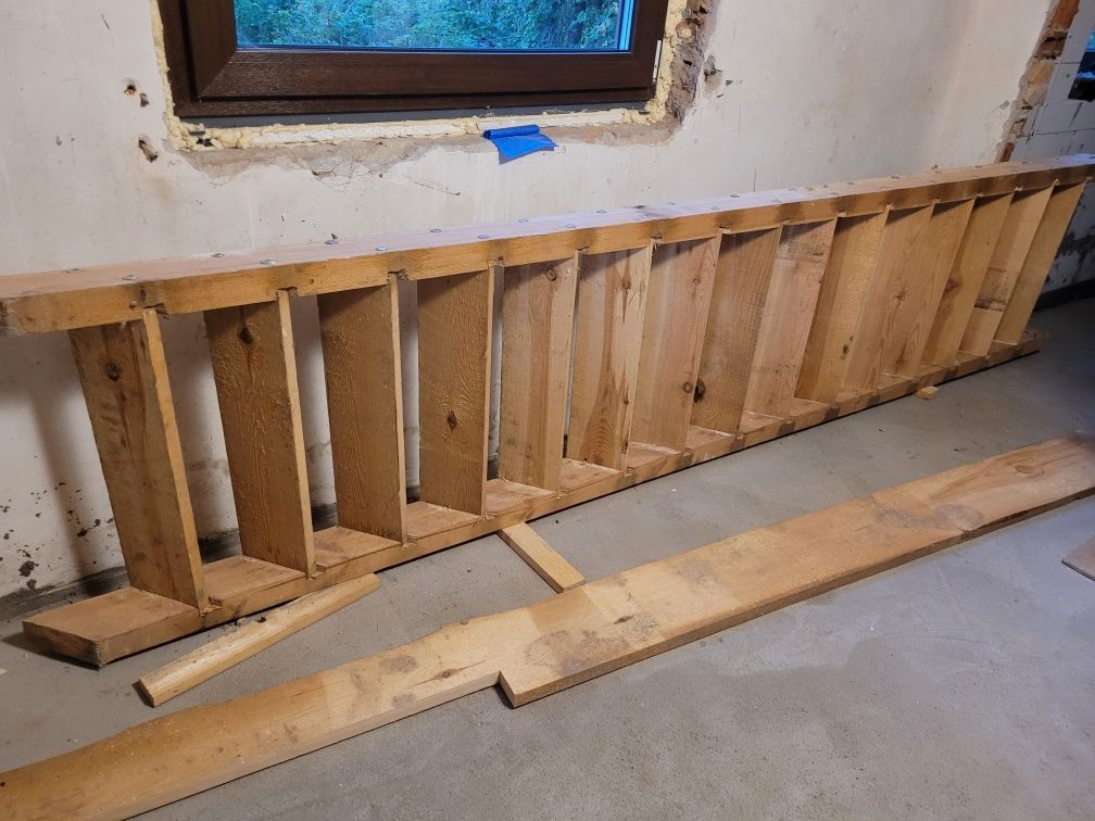 Schody drewniane 3.3 x 0.7 m