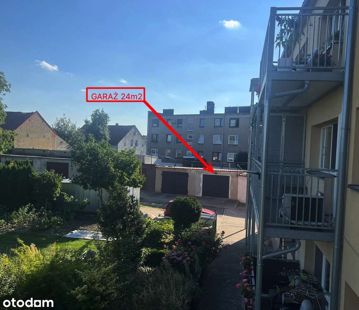 KOMORNO 3 pok I piętro - balkon- działka - garaż 24 m² - piwnica 15 m²