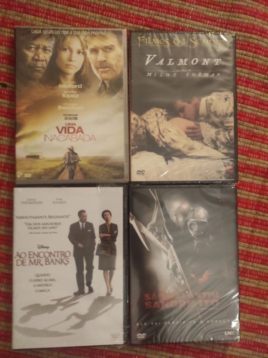 DVDs novos e embalados 5€