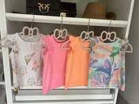 92 next zestaw koszulek letnich top t-shirt bluza legginsy sukienka