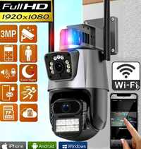Камера / Видеокамера / Уличная охранная поворотная WIFI камера Dual Le