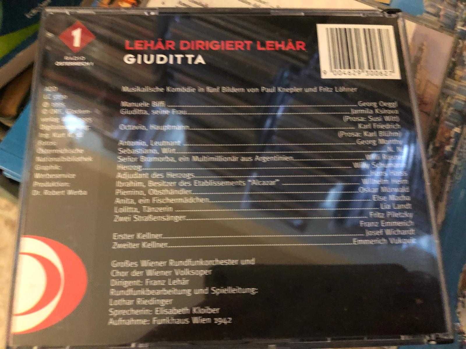 Giuditta von Franz Lehár, cd em bom estado, portes Grátis