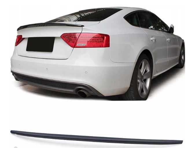 Spoiler Lotka Dokładka Spojler AUDI A5 8T B8 CZARNY POŁYSK