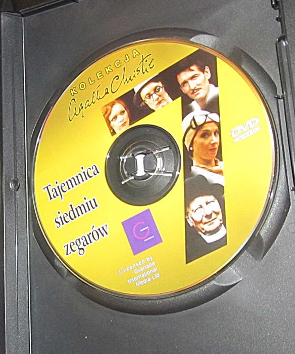 Tajemnica siedmiu zegarów Agatha Christie dvd