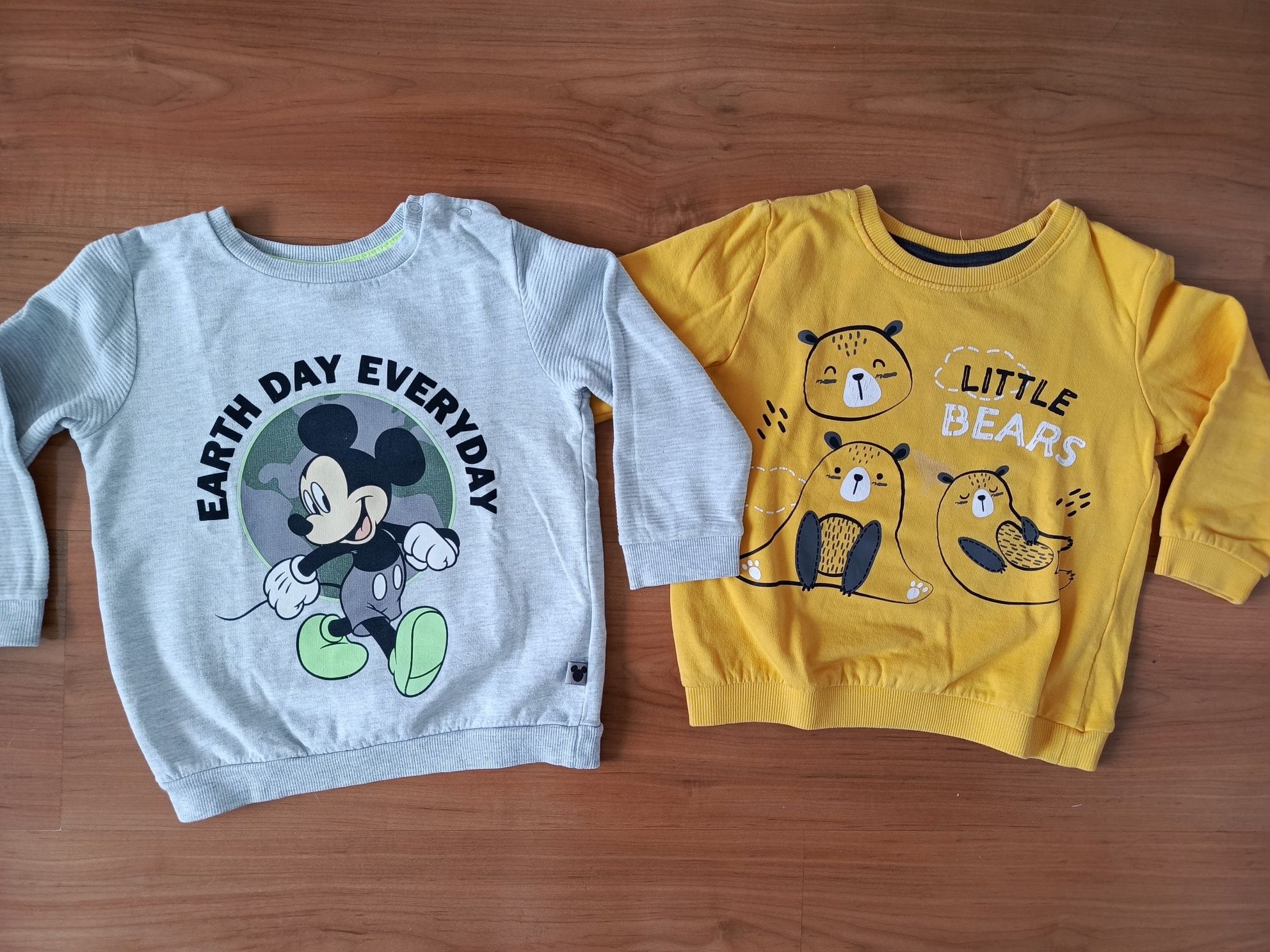 Bluza z kapturem chłopięca sweter Mickey Mouse PRIMARK rozm 98 +gratis