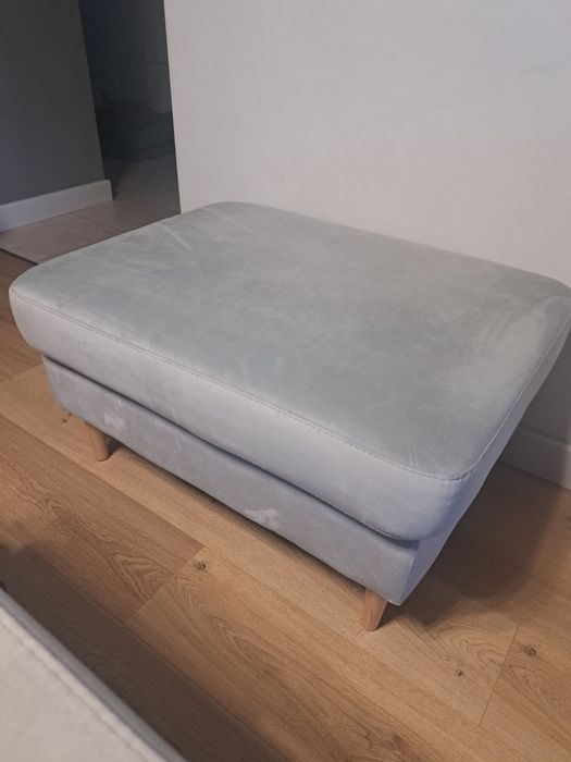 Podnóżek pufa Loren szara (Agata Meble]