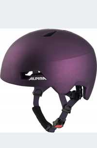 Nowy kask Alpina HACKNEY 51-56 cm dark-violet