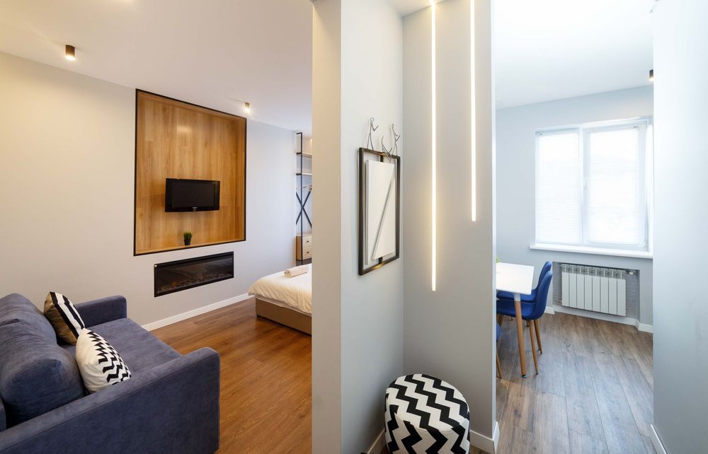 Подобово/погодинно Loft 1кім,Вул.Личаківська,5,Камін.Центр!Власник