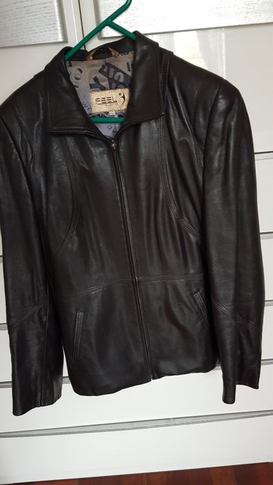 Кожаный пиджачек. Чёрный шоколад.