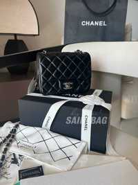 Под заказ сумка Chanel Flap Bag  Шанель флеп бег кожа черный цвет