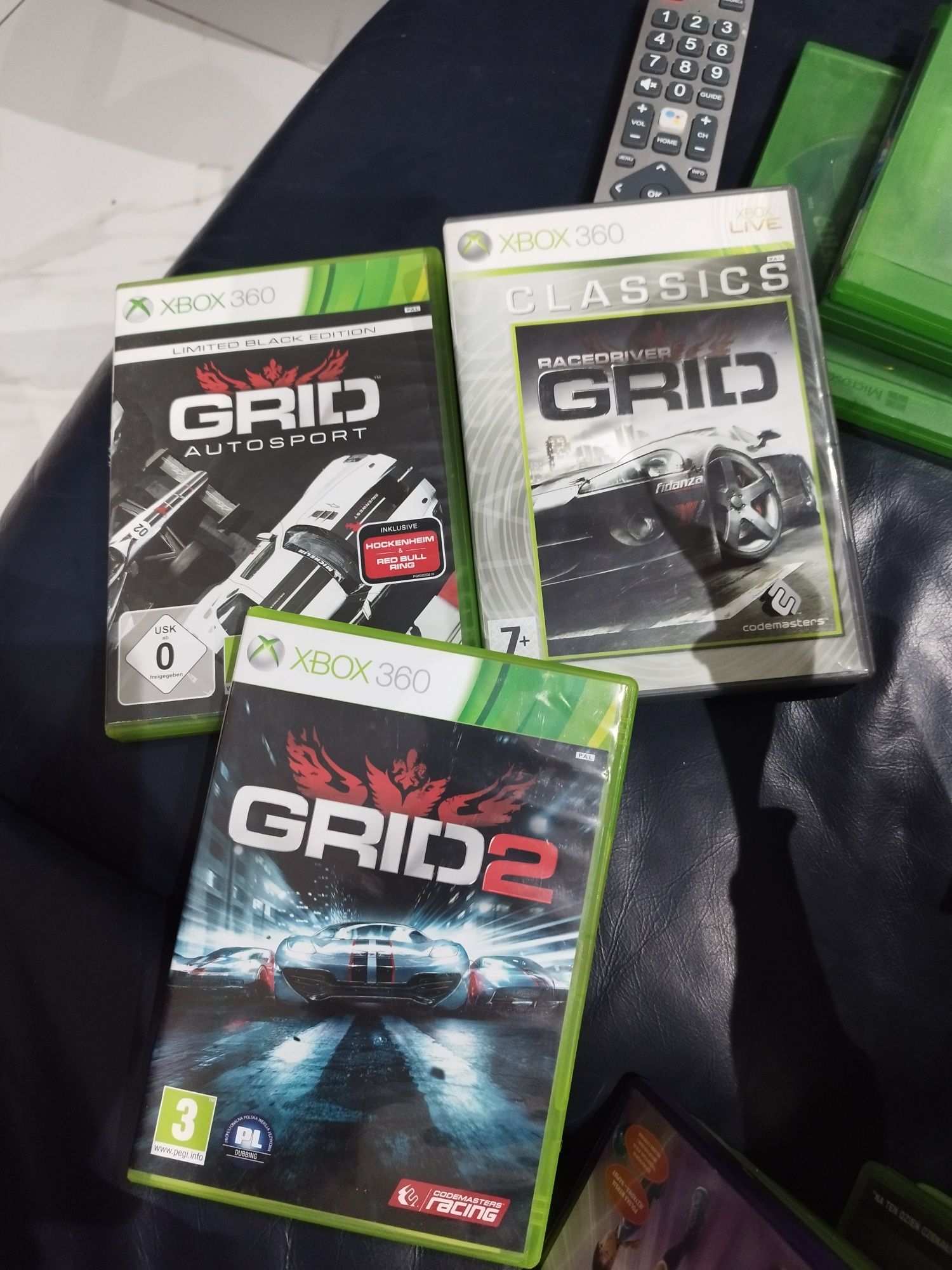 Zestaw gier Grid 1 , 2 oraz Autosport xbox 360 xbox one Xbox360
