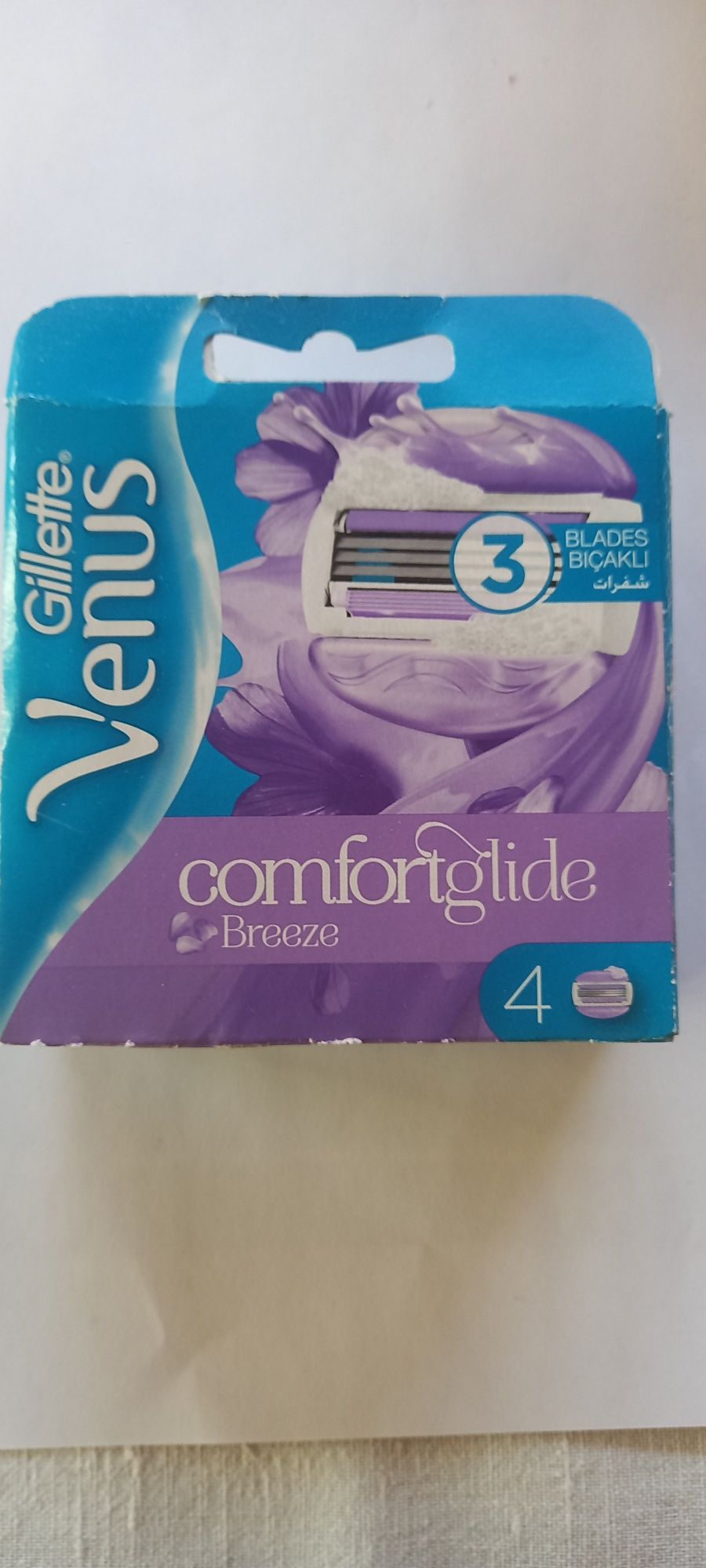 Gillette comfortglide Breeze,Spa Breeze 4 катріджа