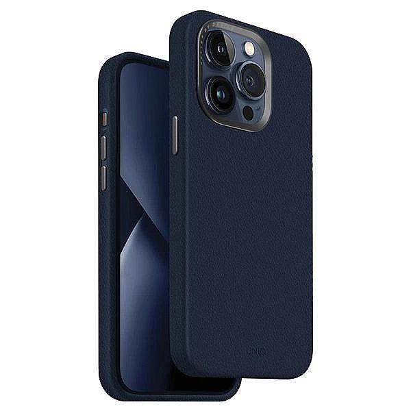 Etui UNIQ Lyden Magclick Charging do iPhone 15 Pro - granatowe