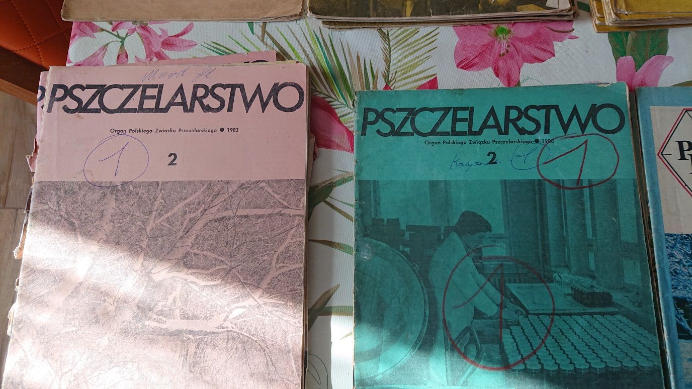 Gazety Miesięcznik Pszczelarstwo PRL