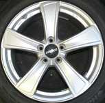 Aluminiowe koła letnie 235/55R17 multivan T6 - 6.1 T5 bmw 5x120