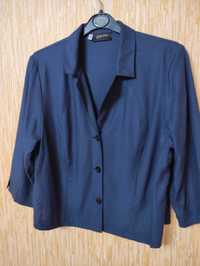 натуральная женская рубашка блуза кофта с рукавом 3/4 на р.50/EUR42