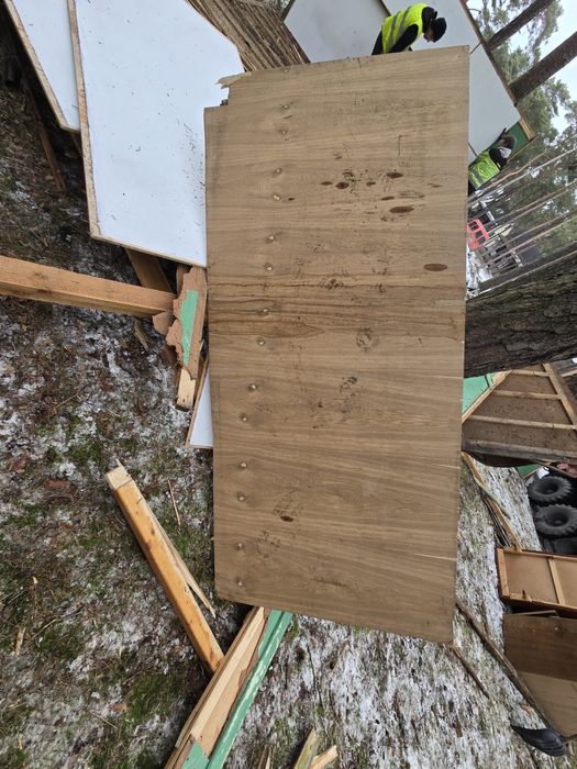Płyta sklejkowo-wiorowa z demontażu