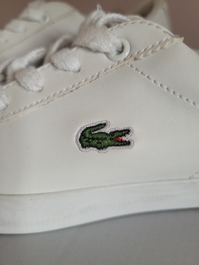 białe buty lacoste 31