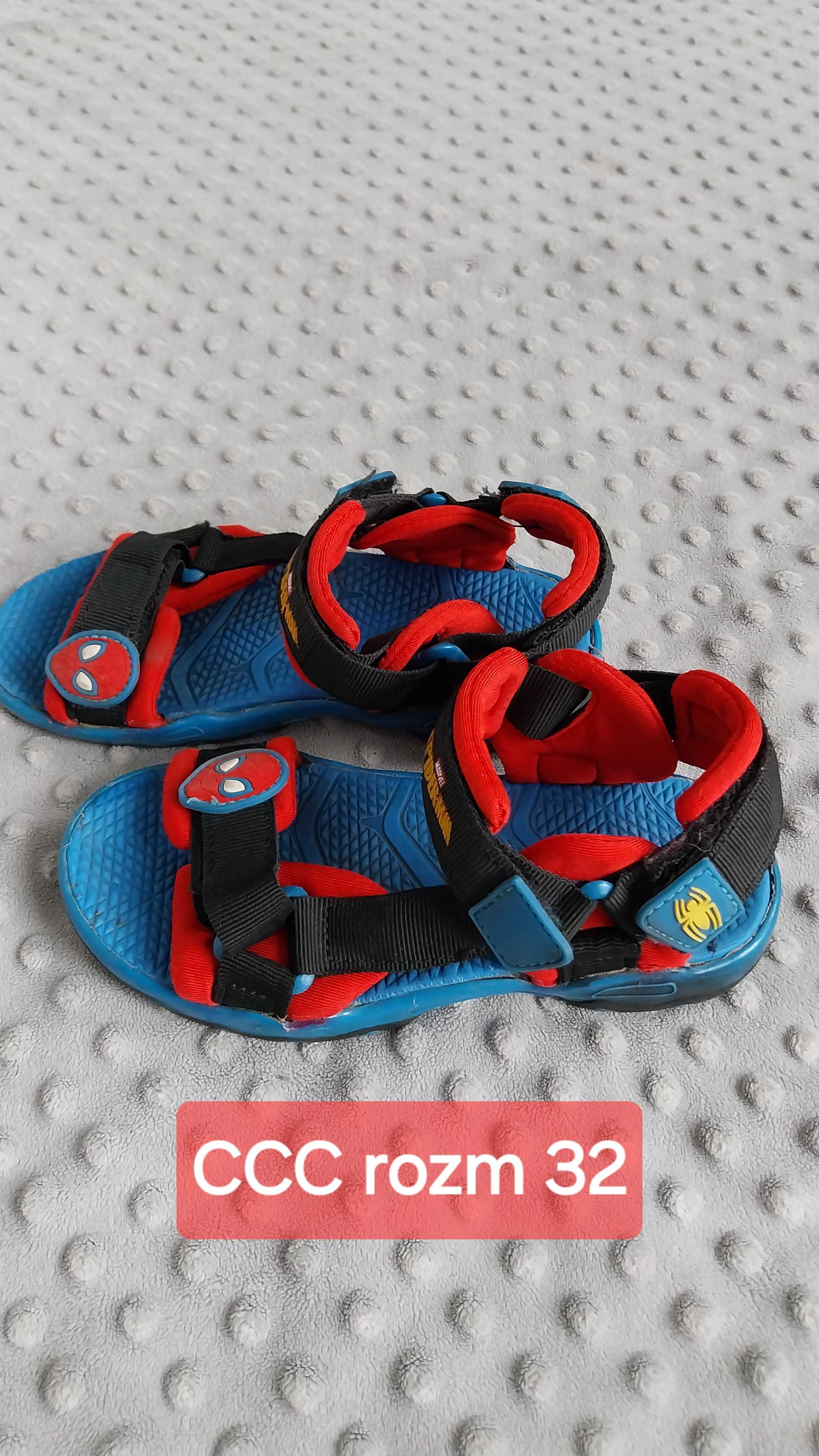 Sandały Spider-Man rozm 32 Chlopiece CCC wysyłka