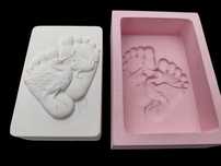 Molde silicone para sabonetes Pezinhos