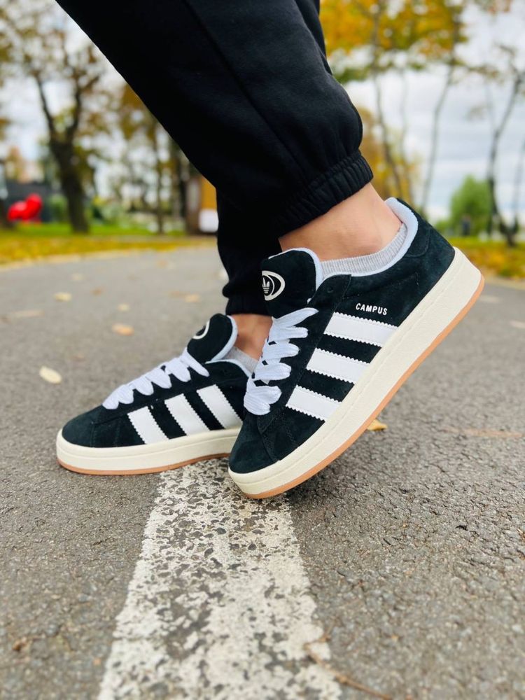 Кросівки Adidas Campus Black White 36-45