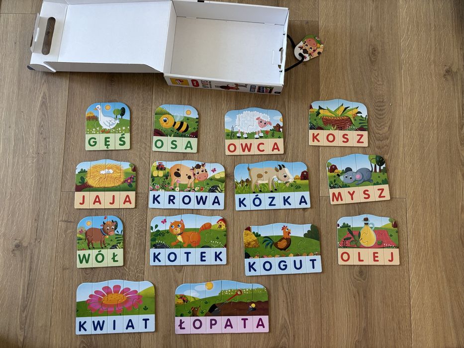 Moje pierwsze słowa farma, gra edukacyjna Lisciani
