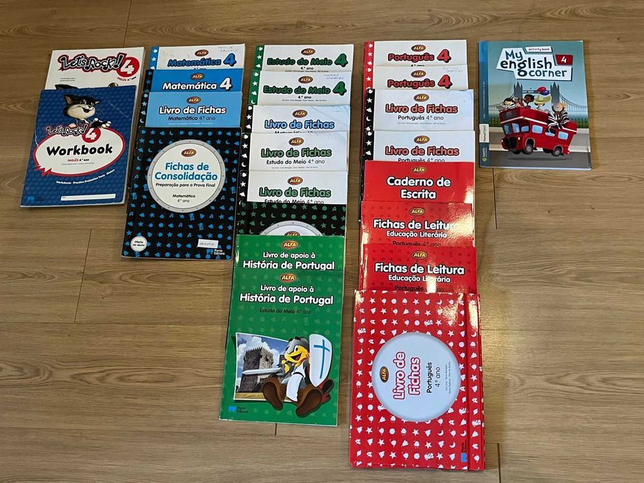 Livros escolares - 4ºANO