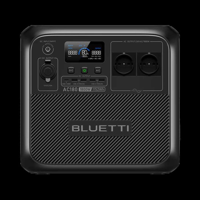 В наявності, краща ціна Bluetti AC180, 1800 квт зарядна станція
