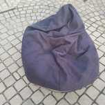 Pufa czarna styropianowa