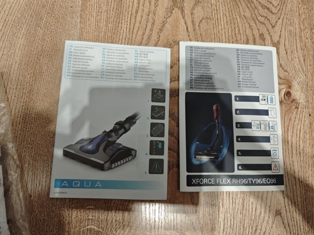 Odkurzacz bezprzewodowy Tefal X-Force Flex Aqua, model RH96/TY96/E096