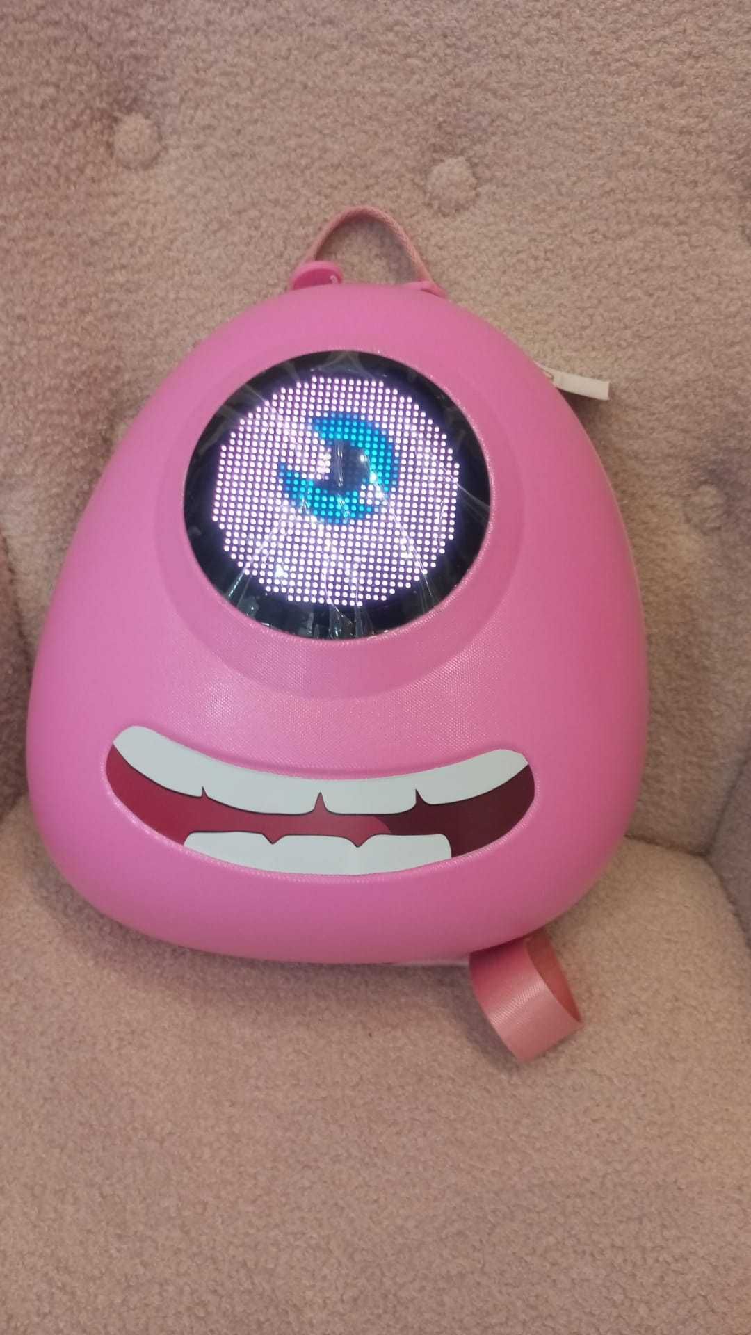 Mochila infantil com led Rosa