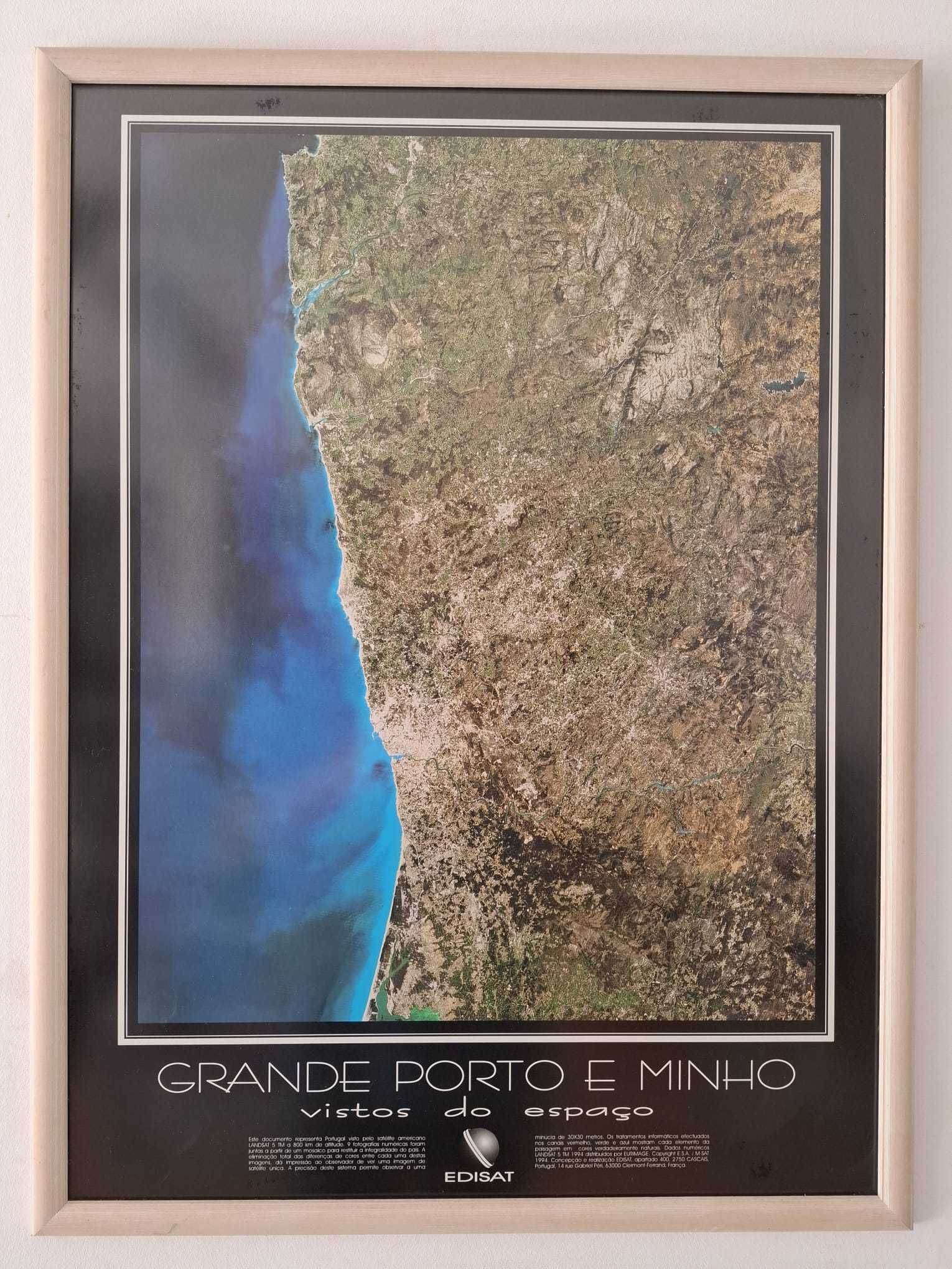 quadros Portugal visto do espaço